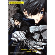 Anime DVD Black Butler: Kuroshitsuji Complete Season 1-3 Movie 9 OVA / Season 4 / Season 1-4 Movie 9