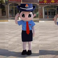 Cartoon Cartoon Costume Traffic Police Civil Police Public Safety Doll Costume Walking Performance C