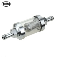 Motorcycle Universal Gasoline Filter Filter Element CNC Modified Metal Filter Detachable Transparent