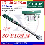 1/2" 30-210N.m TSTOP 12.7MM ADJUSTABLE TORQUE WRENCH (S007-127)