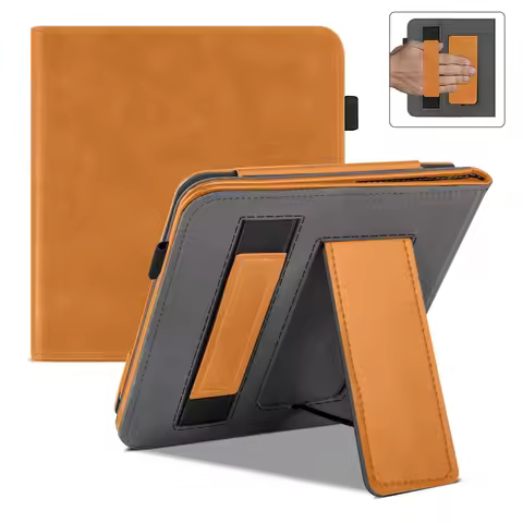 Stand Case for New 7" Kobo Libra Colour/Kobo Libra 2/Libra H2O e-Reader - PU Leather Sleeve Cover wi