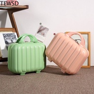 TEWSD กระเป๋าเดินทางสำหรับกระเป๋าเดินทาง เคสแต่งหน้ารูปฟักทอง กล่องเก็บของในห้องน้ำ กระเป๋าเดินทางขน