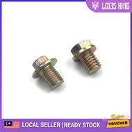 HONDA EX5 HP EX5 DREAM WAVE C70 GBO ENGINE 4T OIL NUT SKRU MIYAK HITAM [ STANDARD / S1 ]