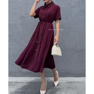 [GIC] KAITLYN DRESS - dress imlek dress natal wanita busui friendly