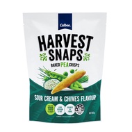 Calbee Harvest Snaps Baked Pea Sour Cream & Chives Chips 93g
