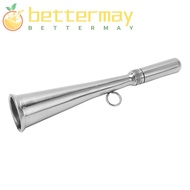 BETTER-MAYSHOW Boat Fog Horn, Removable Mouthpiece 304 Stainless Steel Handheld Foghorn, Sturdy Stru