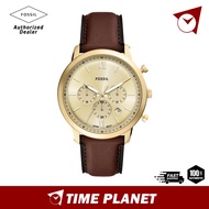 [Official Warranty] Fossil FS6113 Series Neutra Chronograph Brown Leather Men Watch