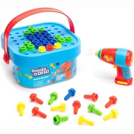 Design & Drill Bolt-It Bucket｜兒童工具箱 STEM 學習玩具｜附電動螺絲批｜3歲以上