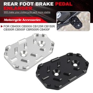 For HONDA CB400X CB500X CB125R CB150R CB300R CB500F CBR500R CB400F Rear Foot Brake Lever Peg Pad Ext