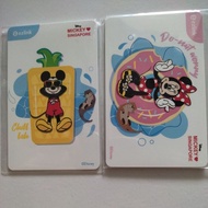 Mickey and Minnie mouse Ezlink Card Set