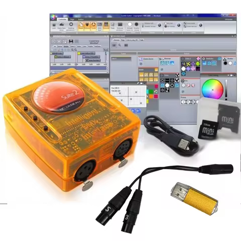 Sunlite Suite 2 Stage dmx Controller DMX512 Software DJ Disco Lighting Equipment Control Dj Disco Su