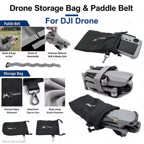 Drone Accessories Kit for DJI Lito X1/1/Mini 3 4 5 Pro Portable Storage Bag Propeller Paddle Belt fo