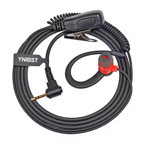 1 Pin 2.5mm Earpiece Headset for Motorola Talkabout T200 T260 T600 MH230R MR350R Walkie Talkie with 