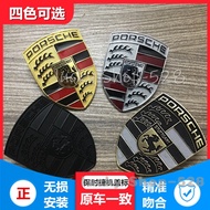 Car Hood logo Sticker engine hood logo  modified Auto Decorative For Porsche Cayenne Macan Panamera 
