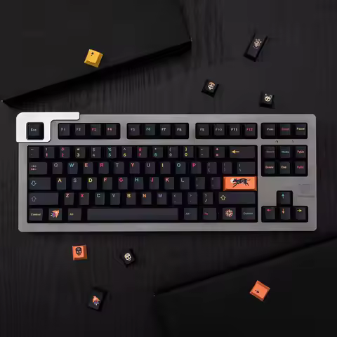 Gmk mictlan Large Set Cherry Profile Pbt Keycap Dye-Sub English Custom Personality Keycaps For Mecha