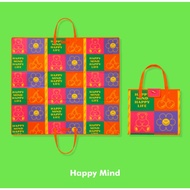 [Wiggle Wiggle] TWO WAY PICNIC MAT - Happy Mind