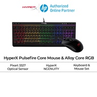 HyperX Pulsefire Core & Alloy Core RGB Gaming Keyboard & Mouse [4P4F8AA+4P4F5AA]