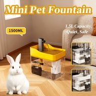 Cat 1.5L Fountain Water Dispenser Chinchilla Mini bottle Rabbit Dish