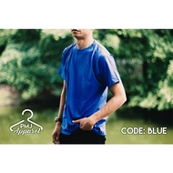190GSM Premium 100% Cotton T-Shirt - BLUE