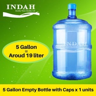 INDAH STANDARD EMPTY WATER BOTTLE 5 GALLON FOR WATER DISPENSER WATER PURIFIER