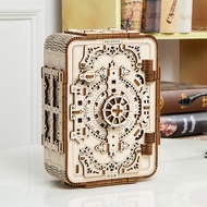 Đồ chơi lắp ghép gỗ 3D Mô hình Hộp nhạc Hộp kho báu Bí mật Secret Treasure Box G612 Uguter