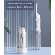 Máy tăm nước cầm tay 6 chế độ Halio Professional Cordless Oral Irrigator loại bỏ đến 9999% vụn thức