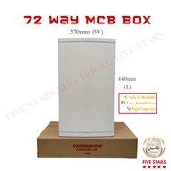 72Way PVC Kotak DB 4 Baris / MCB Distribution Box / Kotak DB [PROMOSI] [Kualiti Bagus]
