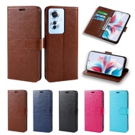 For Oppo Reno11 Pro Case Leather Magnetic Flip Phone Cover  Oppo Reno11 Pro Reno11 Reno11 F Oppo F25 Pro 2024  Book Stand Card Wallet Phone Cover