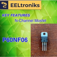 TRANSISTOR P60NF06 / STP60NF06 N-CHANNEL MOSFET 1pc
