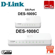 D-LINK DES-1005C / DES-1008C (5-Port / 8 Port Fast Ethernet Unmanaged Switch)