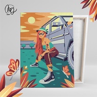 Paint by number -Urban Streetwear | Painting Set | Paint by Number kit