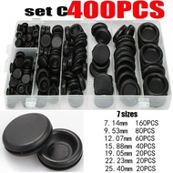 170/200/400pcs Rubber Grommet Assortment Firewall Hole Electrical Wire Grommet Gasket Kit for Wire P