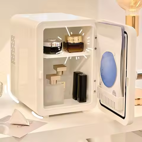 6L Portable Mini Fridge For Car Camping Traveling Cooler and Warmer Skincare Beverage Small Refriger