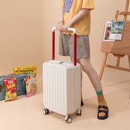 Mr. fox Luggage Wide Trolley Suitcase Large Capacity Female HighAppearance Durable 80cm Universal Wh