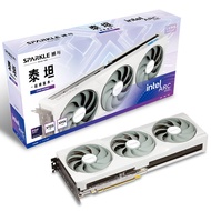 Intel Arc B580 TITAN LUNA White OC Titan Gaming Graphics Card Overclocked Dual-Slot Triple-Fan