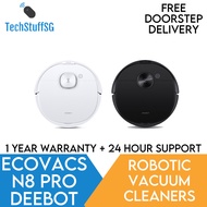 Ecovacs DeeBot N8 Pro Robotic Vacuum Cleaner (Black/White)