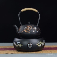 Iron Pot Cast Iron Tea Making Japanese Handmade Cast Iron Kettle Kettle Household Tea-Boiling Stove Electric Ceramic Sto