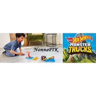 Hot Wheels Monster Trucks Launch And bash Play Set With 4 Crushed Cars