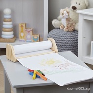 Children's Graffiti Drawing Paper Set White Paper Drawing Board Roll Paper Easel Hand Painting Drawi