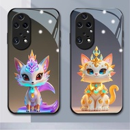 anime Huawei P Series glass phone case P50pro P20 P20pro P30 P30lite P40 P40pro P30pro P8 P20lite Ho