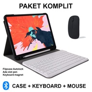 Complete Package Case Apple Ipad Mini 4/5 | Ipad Pro 9.7 /Air2/Air Keyboard+Cover+Mouse Bluetooth Bo