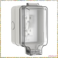 [L U T I] Outdoor Electrical Outlet Box for Garden, Yard Sports IP66 Waterproof& Lockable Enclosure,