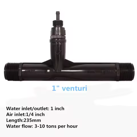 1" PVDF Ozone Injector,Ozone Venturi Injector,Ozone Generator gas mixing parts