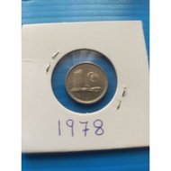 1978 Malaysia 5 cent coin