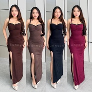 MOANA LONG DRESS WOMEN'S DRESS WITH SPLIT AND WITHOUT SPLIT PARTY DRESS/