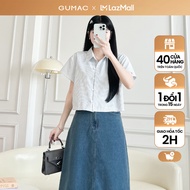 Áo sơ mi nữ croptop thời trang Gmorning - GUMAC YAF02008
