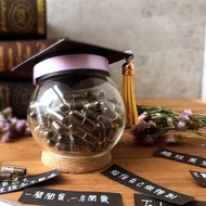 學士帽造型-畢業祝福膠囊/創意卡片