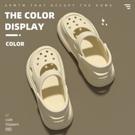 Baotou Slippers Women Slippery eva Hole Shoes Women High