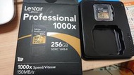 二手 Lexar Professional 1000x SDXC UHS-II 256GB 高階專業記憶卡