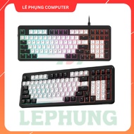 DAREU EK98 WHITE x BLACK / Multi-Led Mechanical Gaming Keyboard, Cord: 1.8m.